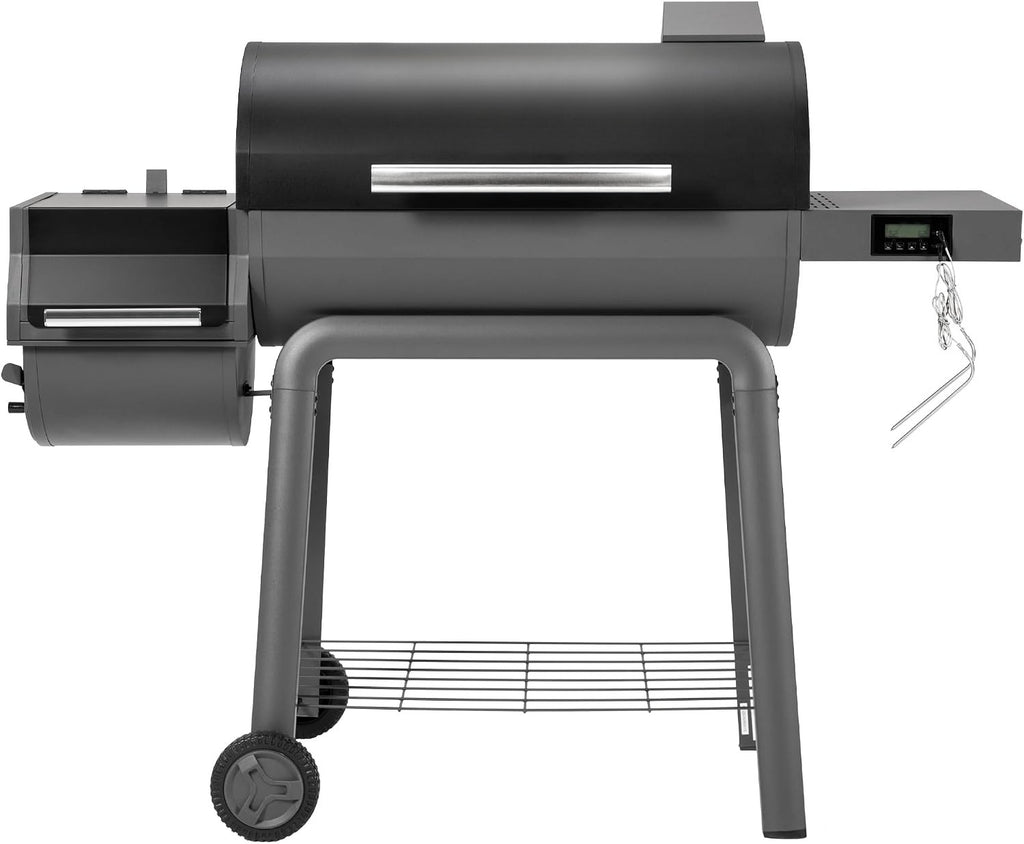 Offset Charcoal BBQ Smoker Grill