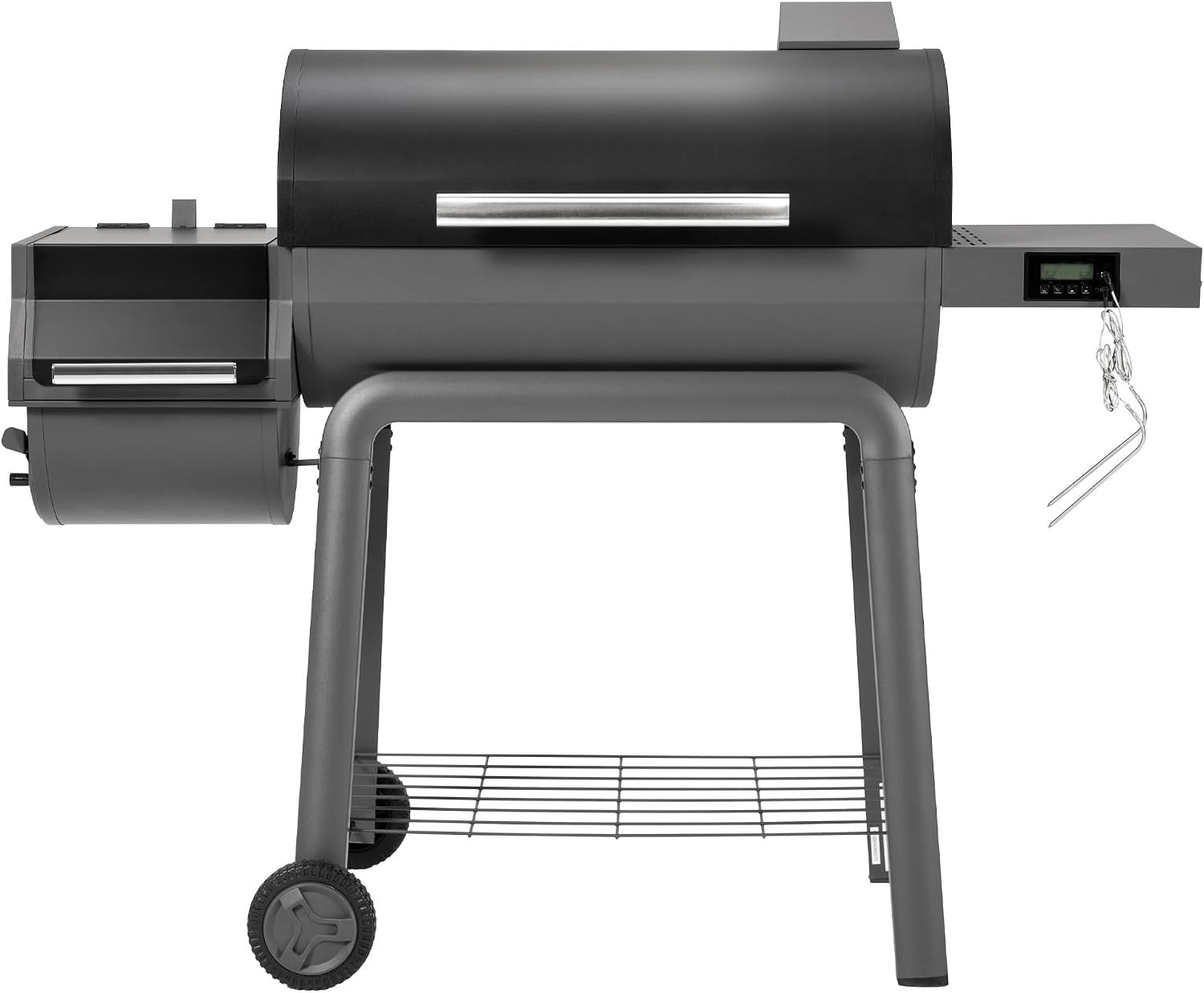 Offset Charcoal BBQ Smoker Grill