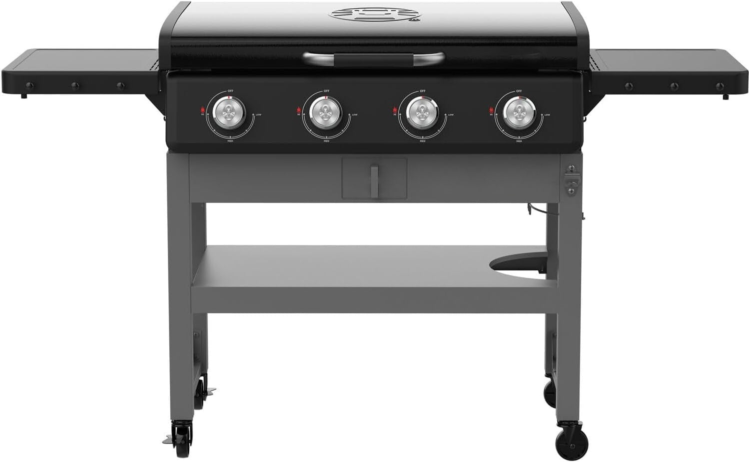 4-Burner Wheeled Propane Flat Top Griddle
