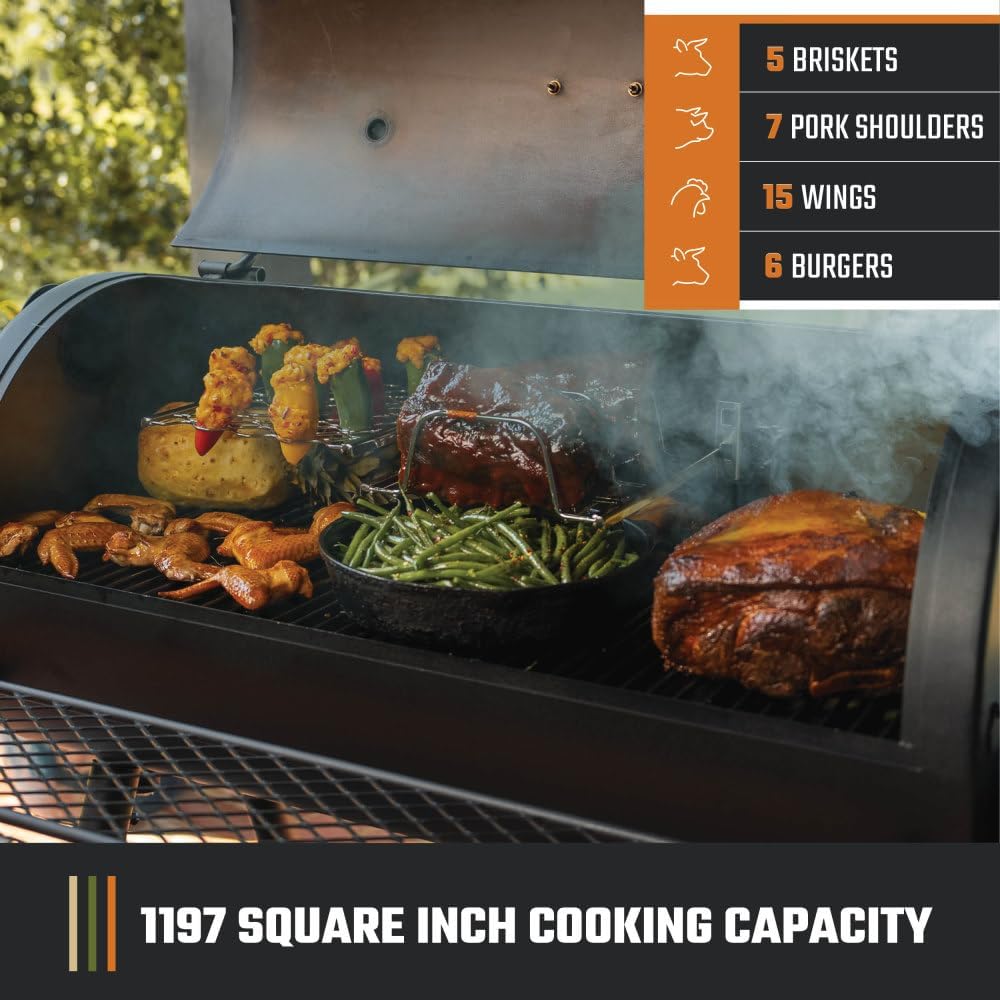 Highland Reverse Flow Offset Smoker Grill
