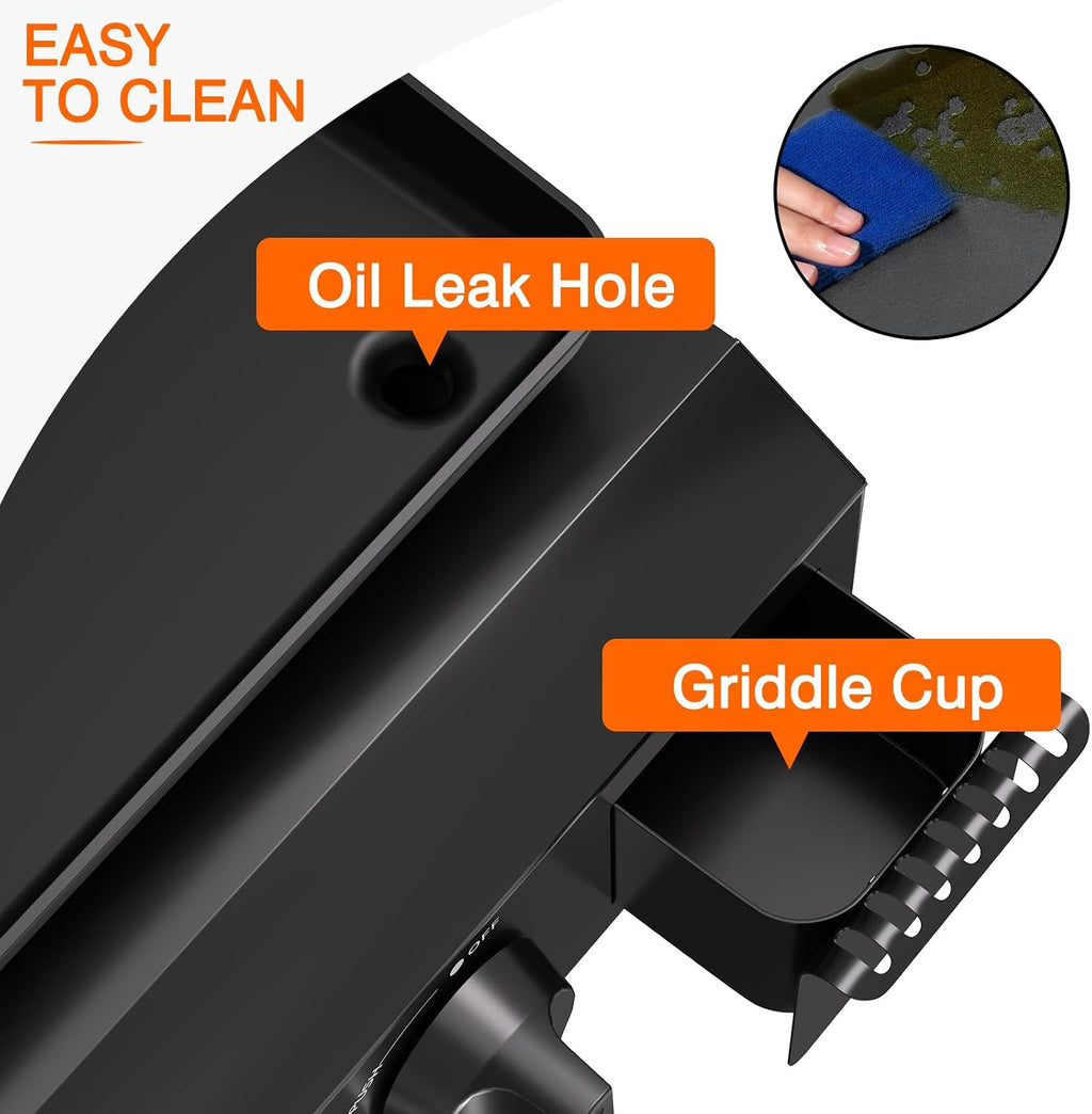 4-Burner Standing Propane Flat Top Griddle
