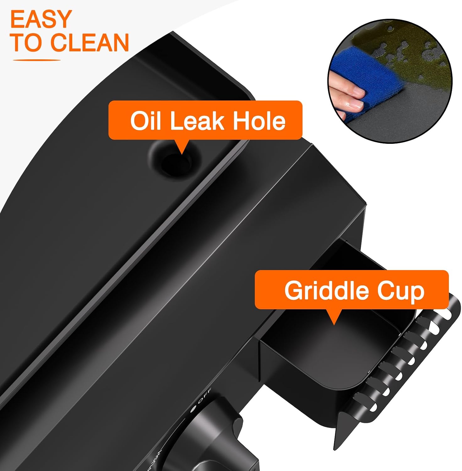 4-Burner Standing Propane Flat Top Griddle