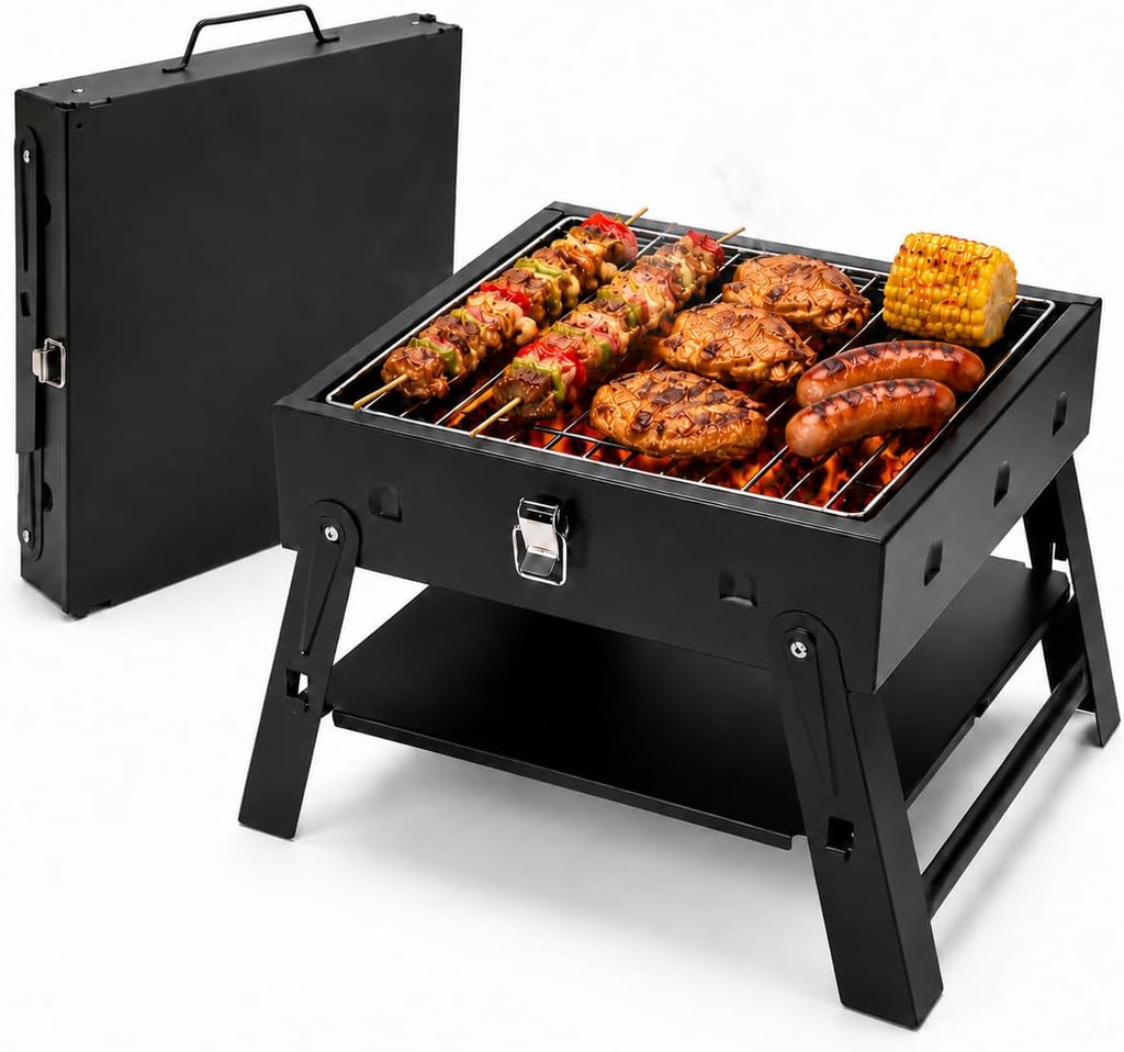 Mini Foldable Tabletop Charcoal Grill