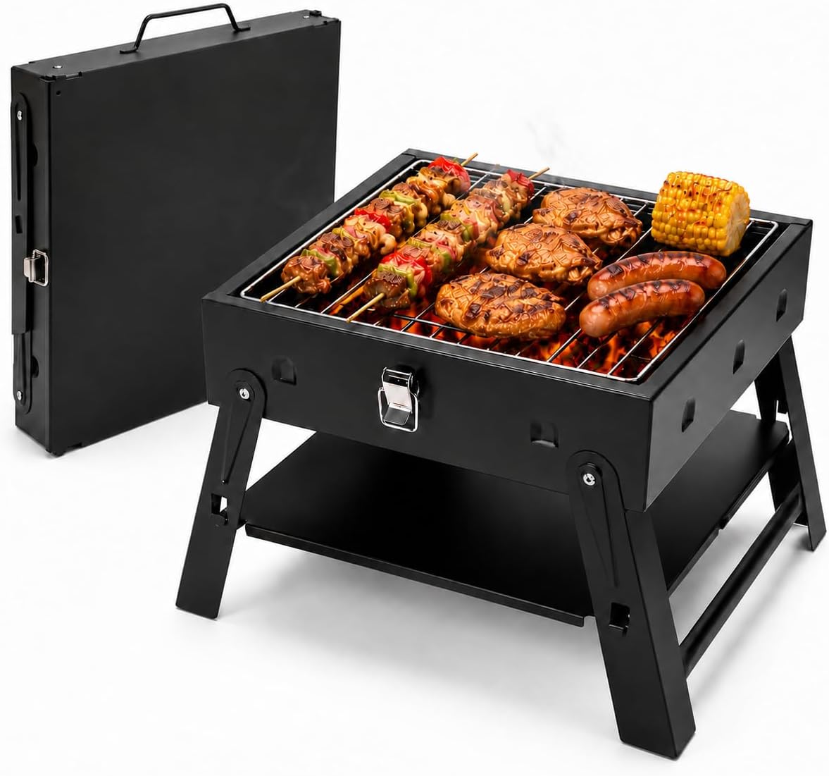 Mini Foldable Tabletop Charcoal Grill