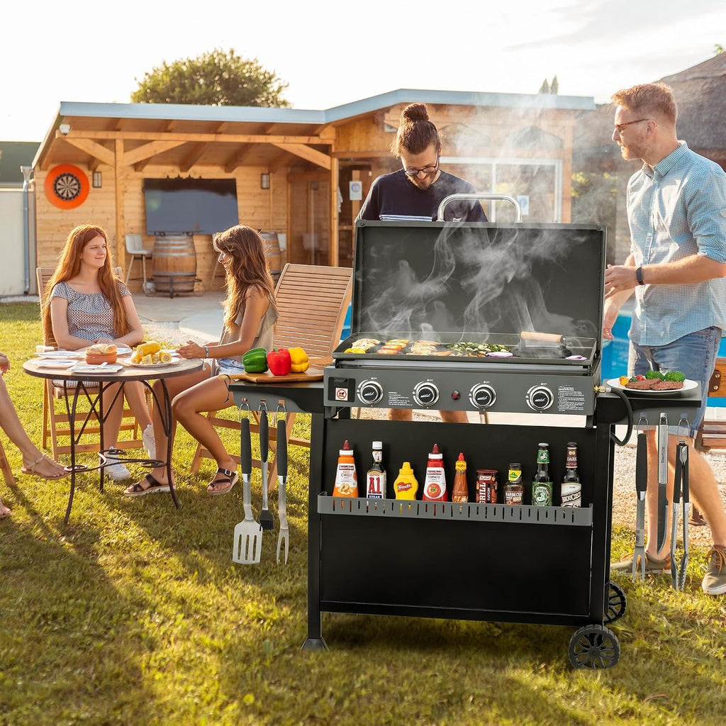 4-Burner Convertible Propane Griddle