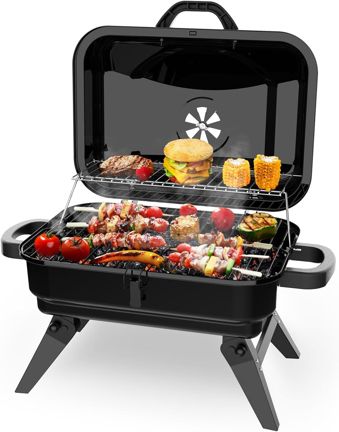 Portable Tabletop Charcoal Grill