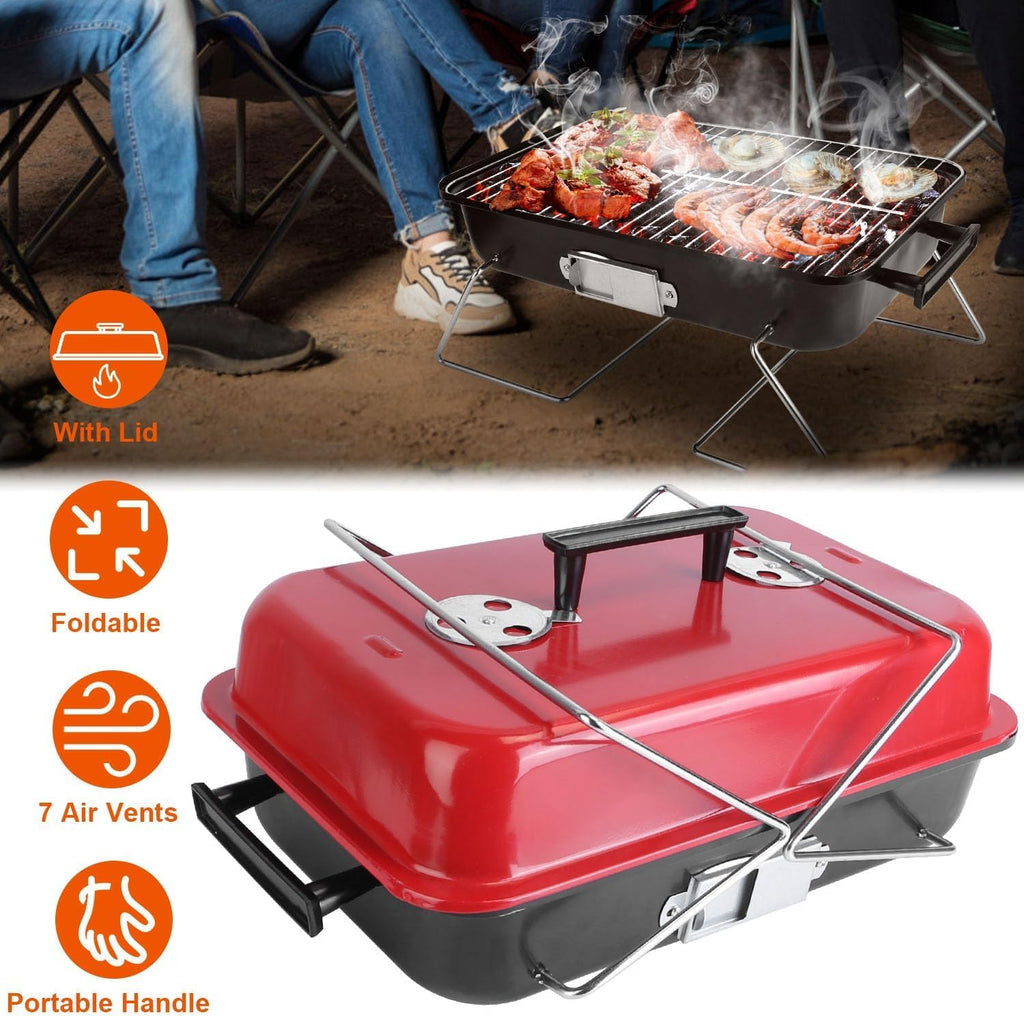 Portable Folding Tabletop Charcoal Grill
