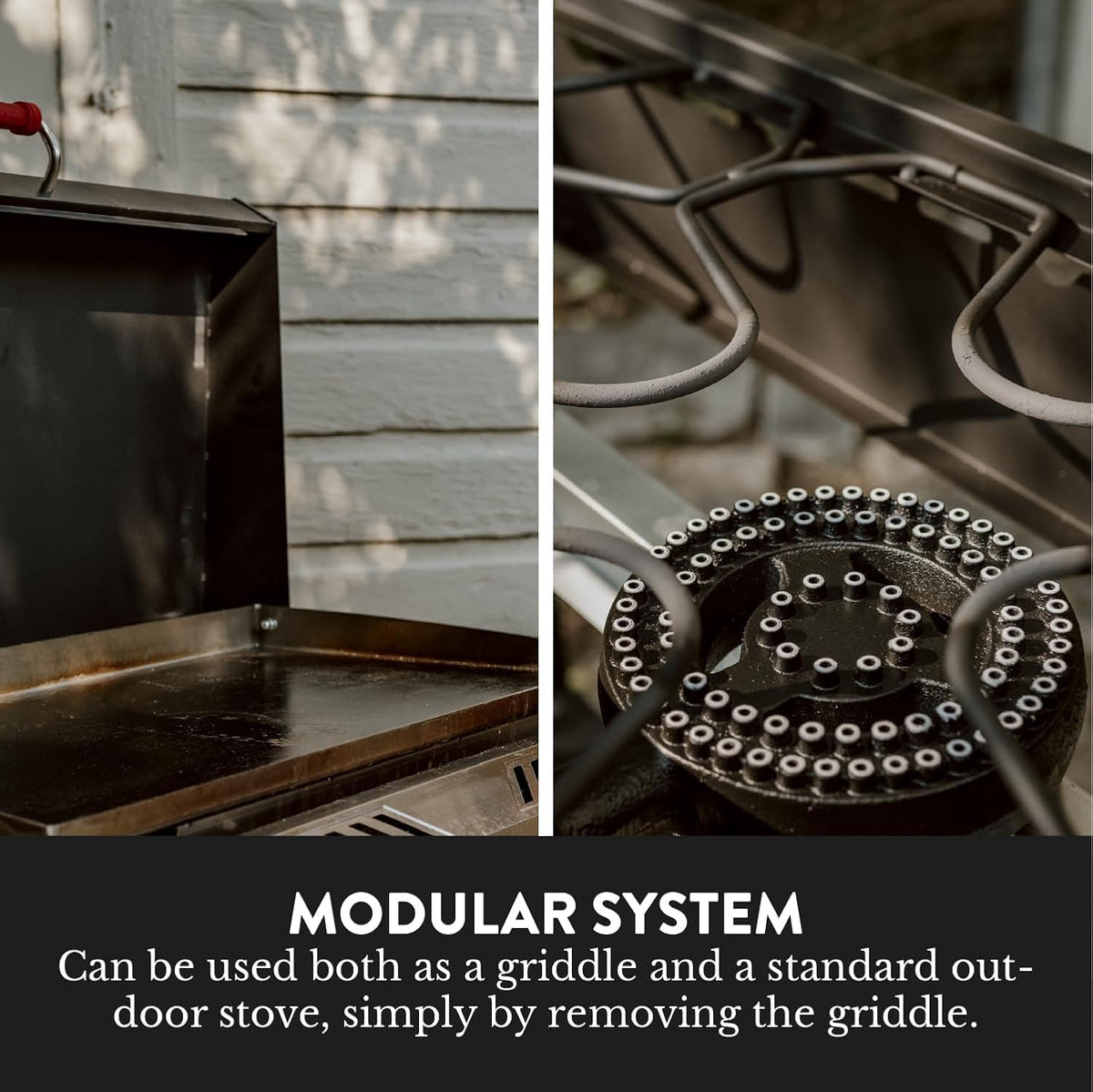 2-Burner Wheeled Propane Griddle Grill