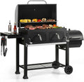 Large Offset Charcoal BBQ Smoker Grill