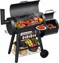 Offset Charcoal Grill Smoker Combo
