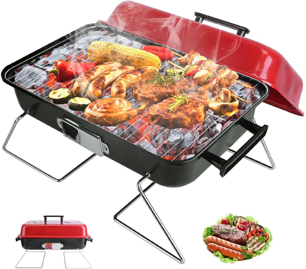 Portable Folding Tabletop Charcoal Grill