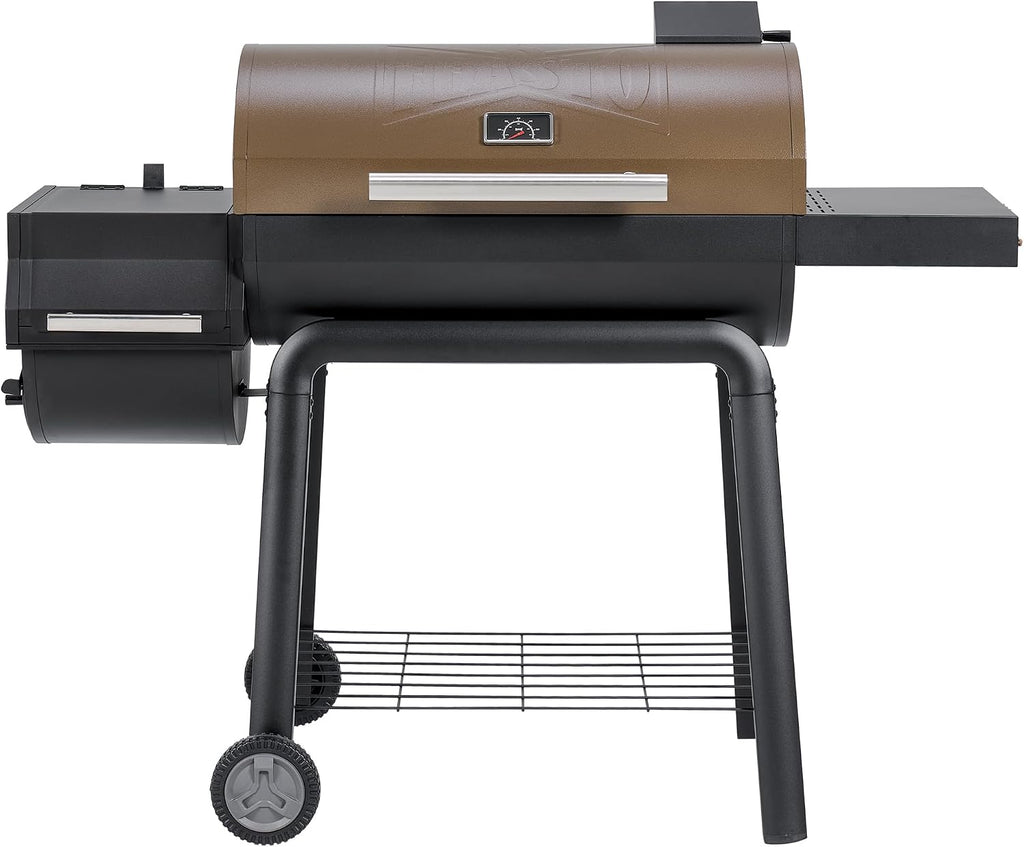 30 Inch Offset Charcoal Smoker Grill