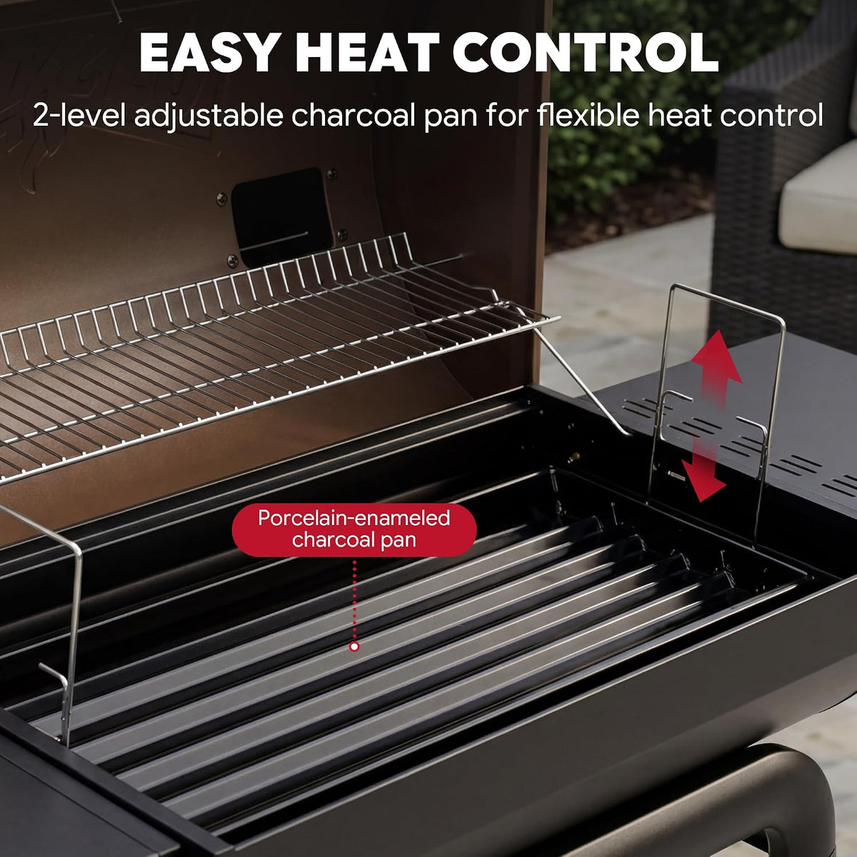 30 Inch Offset Charcoal Smoker Grill
