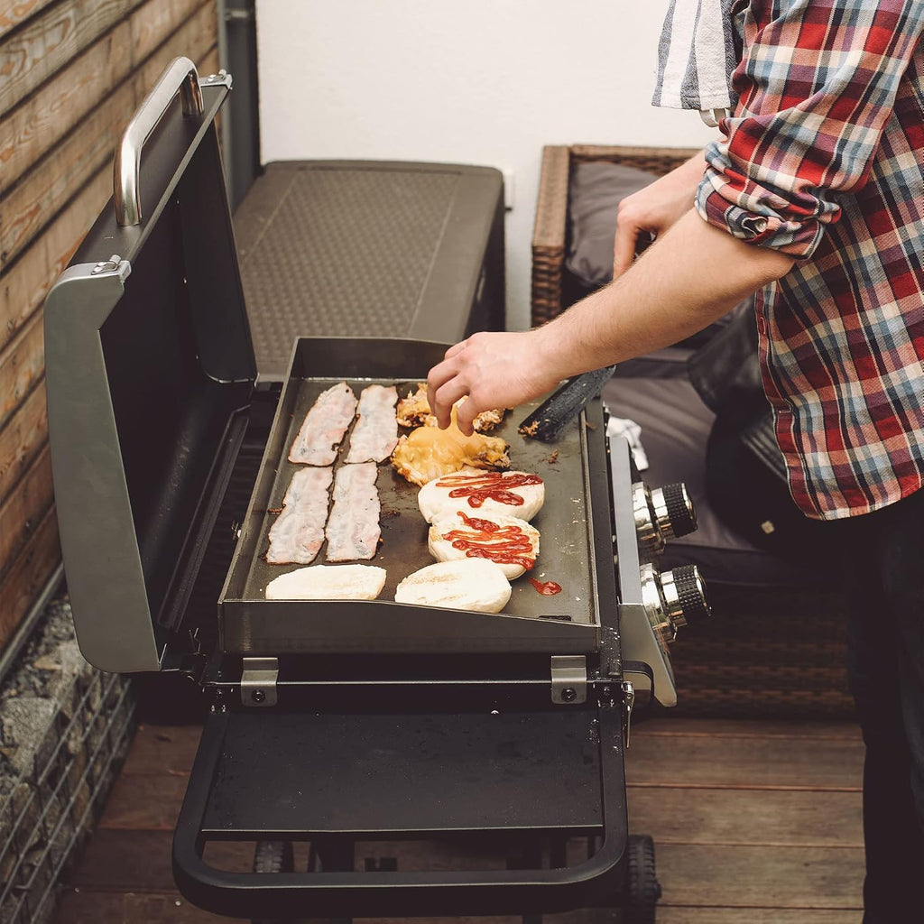 2-Burner Portable Gas Griddle