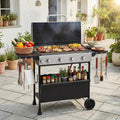 4-Burner Wheeled Propane Griddle