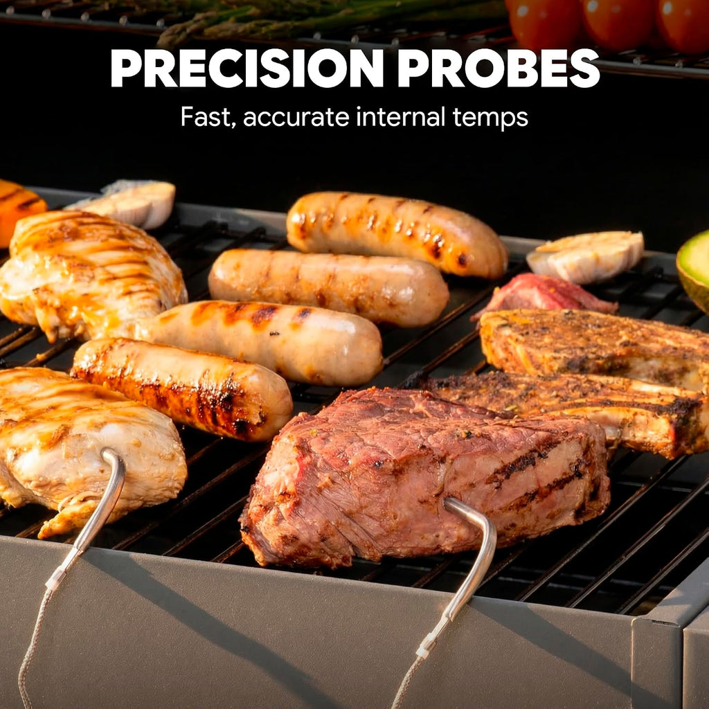 Offset Charcoal BBQ Smoker Grill