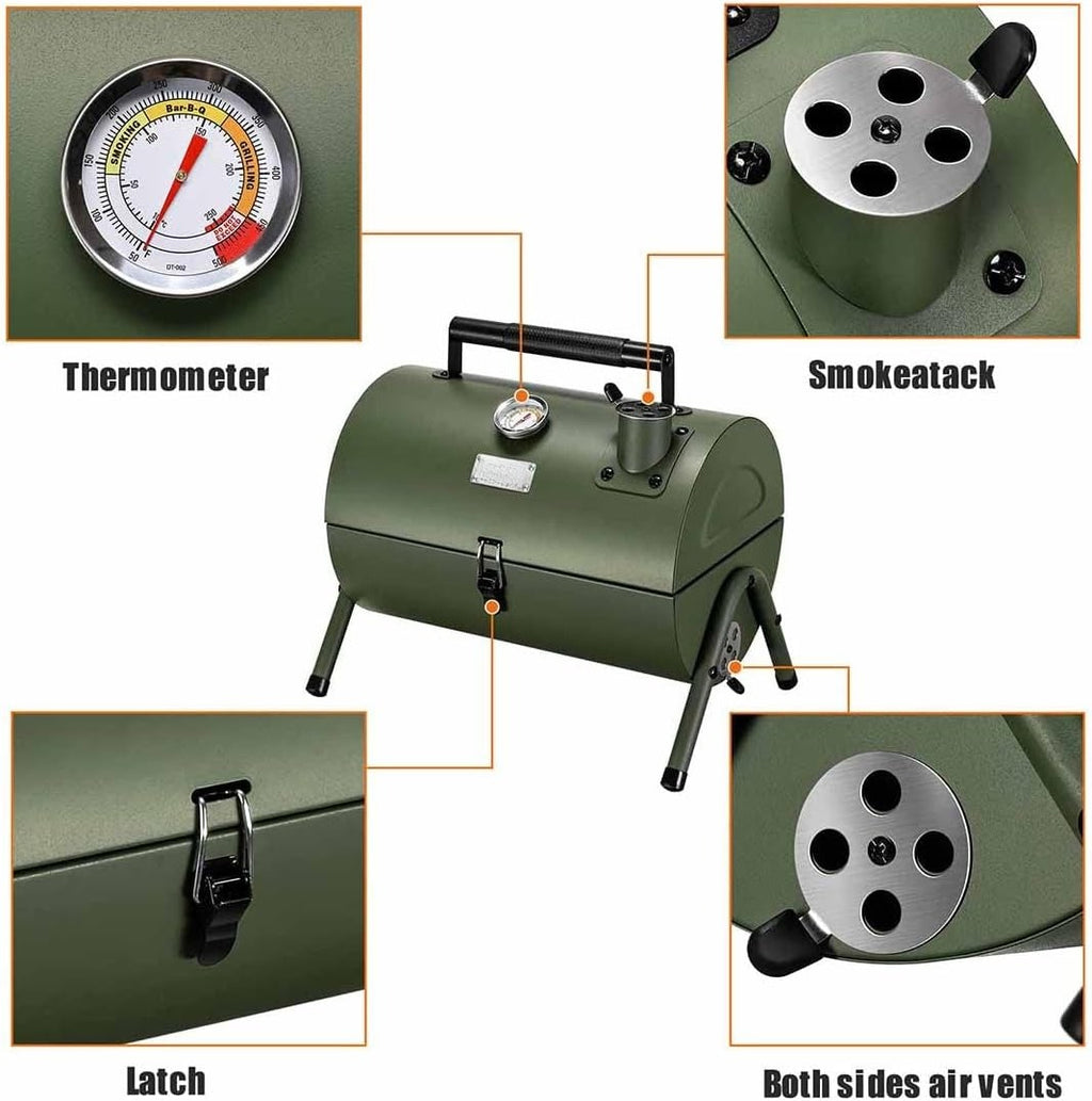 Portable Mini Tabletop Charcoal Grill