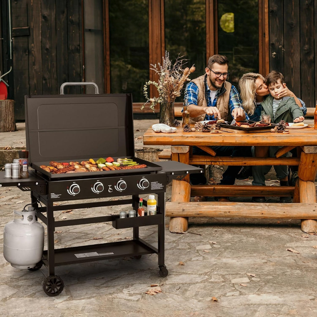 4-Burner Propane Flat Top Griddle