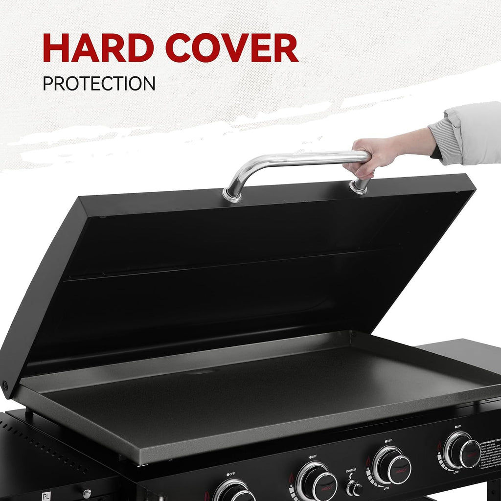 4-Burner Propane Flat Top Griddle
