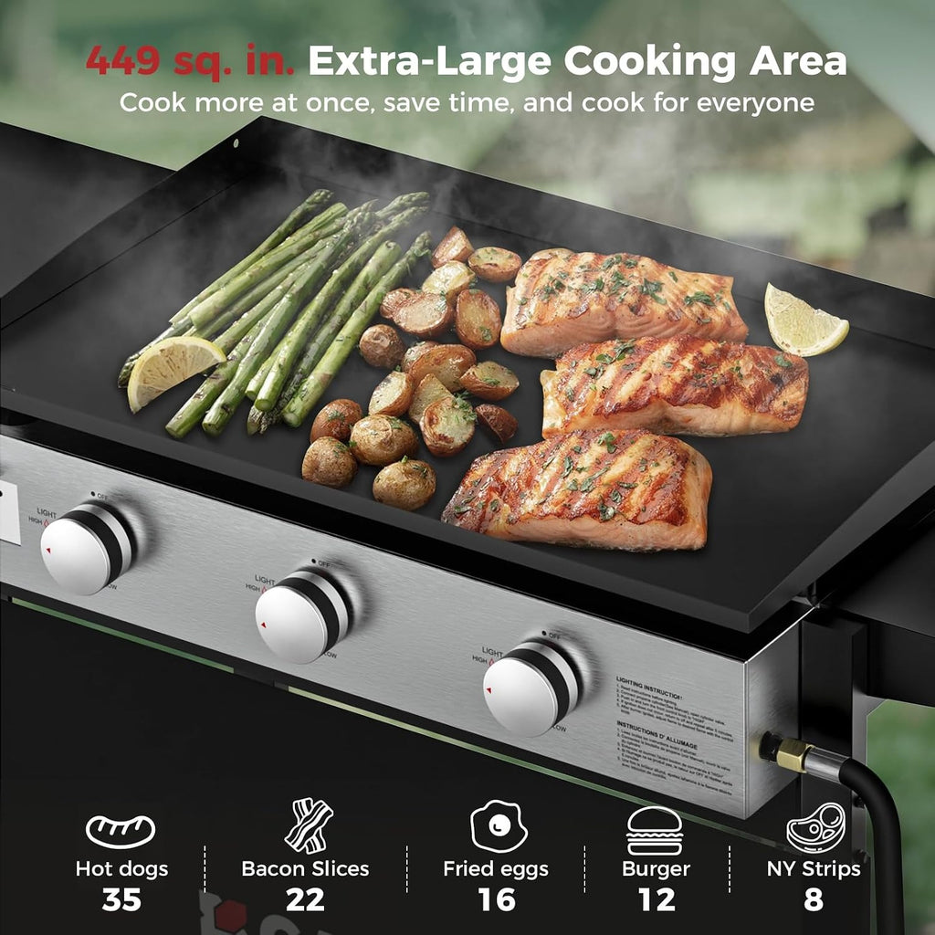 Portable Propane Flat Top Griddle