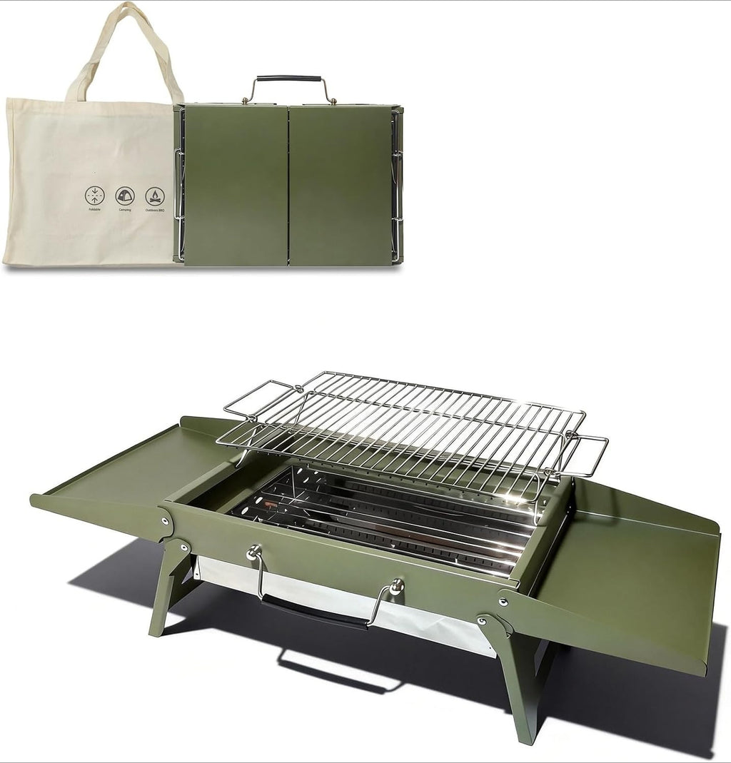 Compact Foldable Portable Charcoal Grill