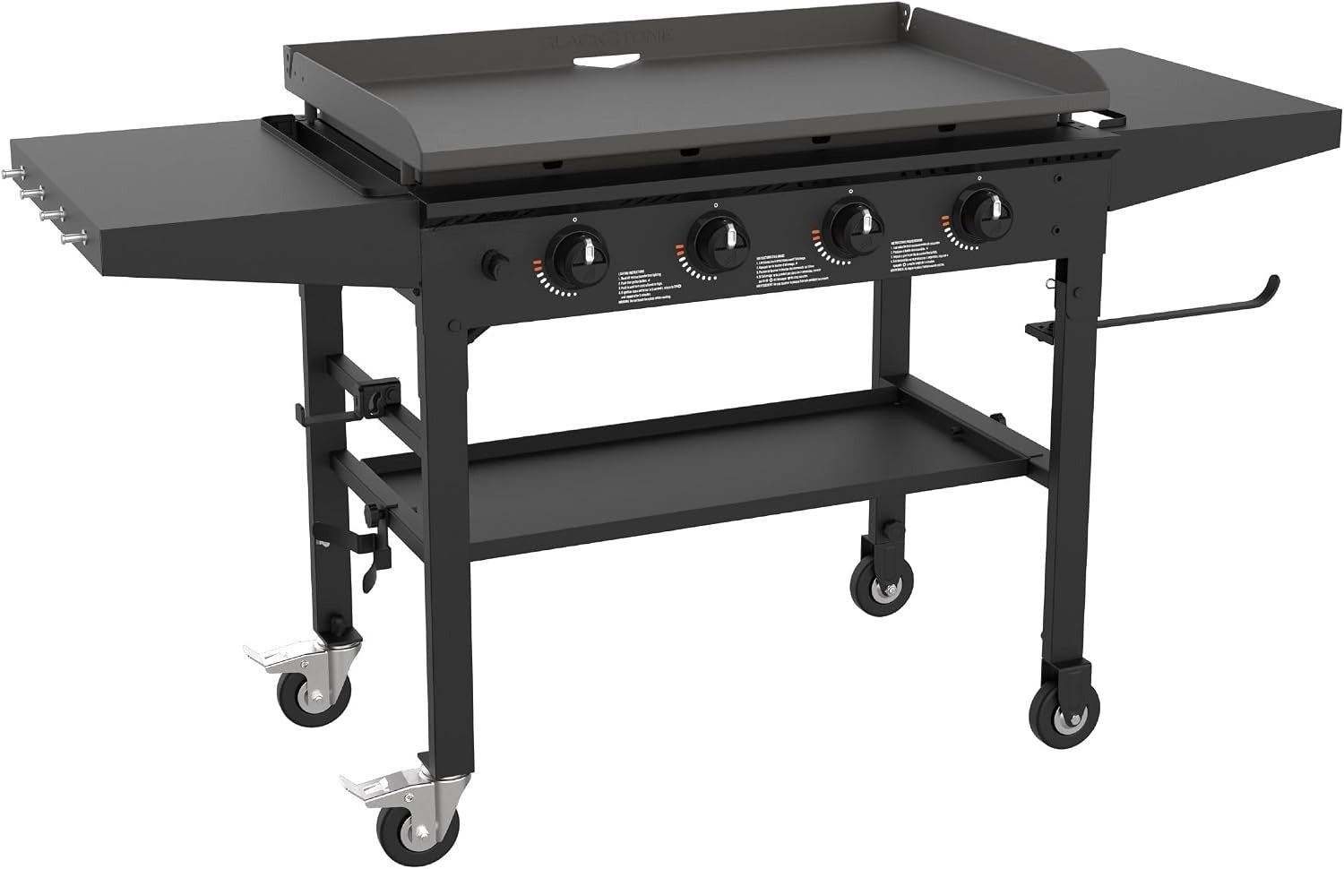4-Burner Foldable Propane Flat Top Griddle